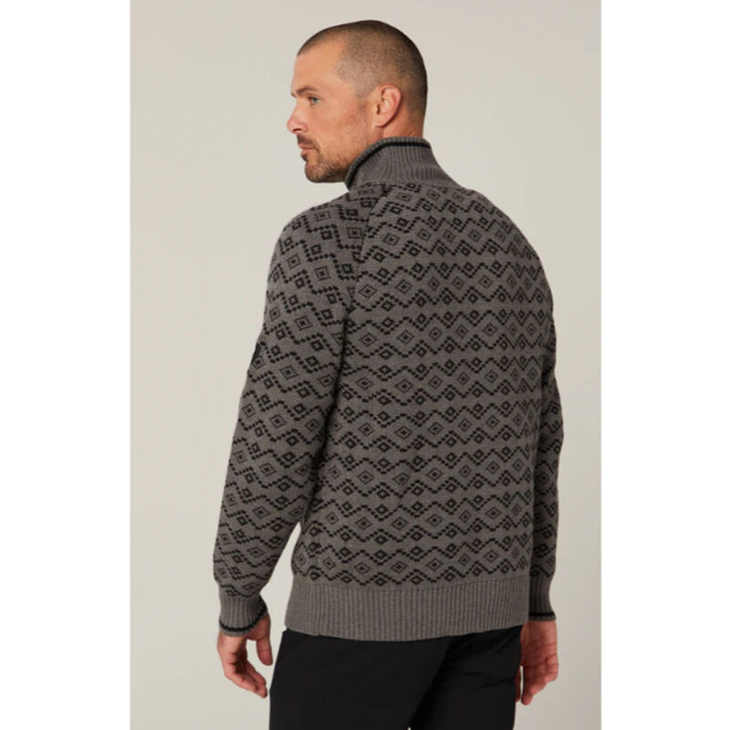 Alp N Rock Leo Fairisle 1/2 Zip Sweater Mens image number 1